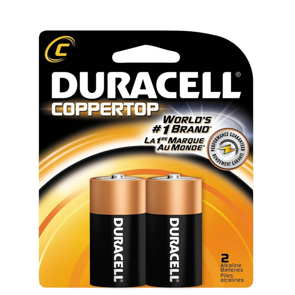 Duracell C Batteries 2 PK